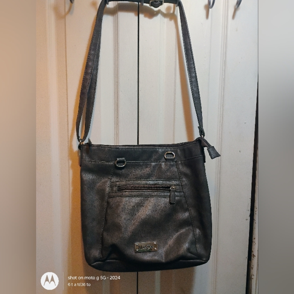 Multi Sac Elegant Gray Crossbody Bag by Multisac